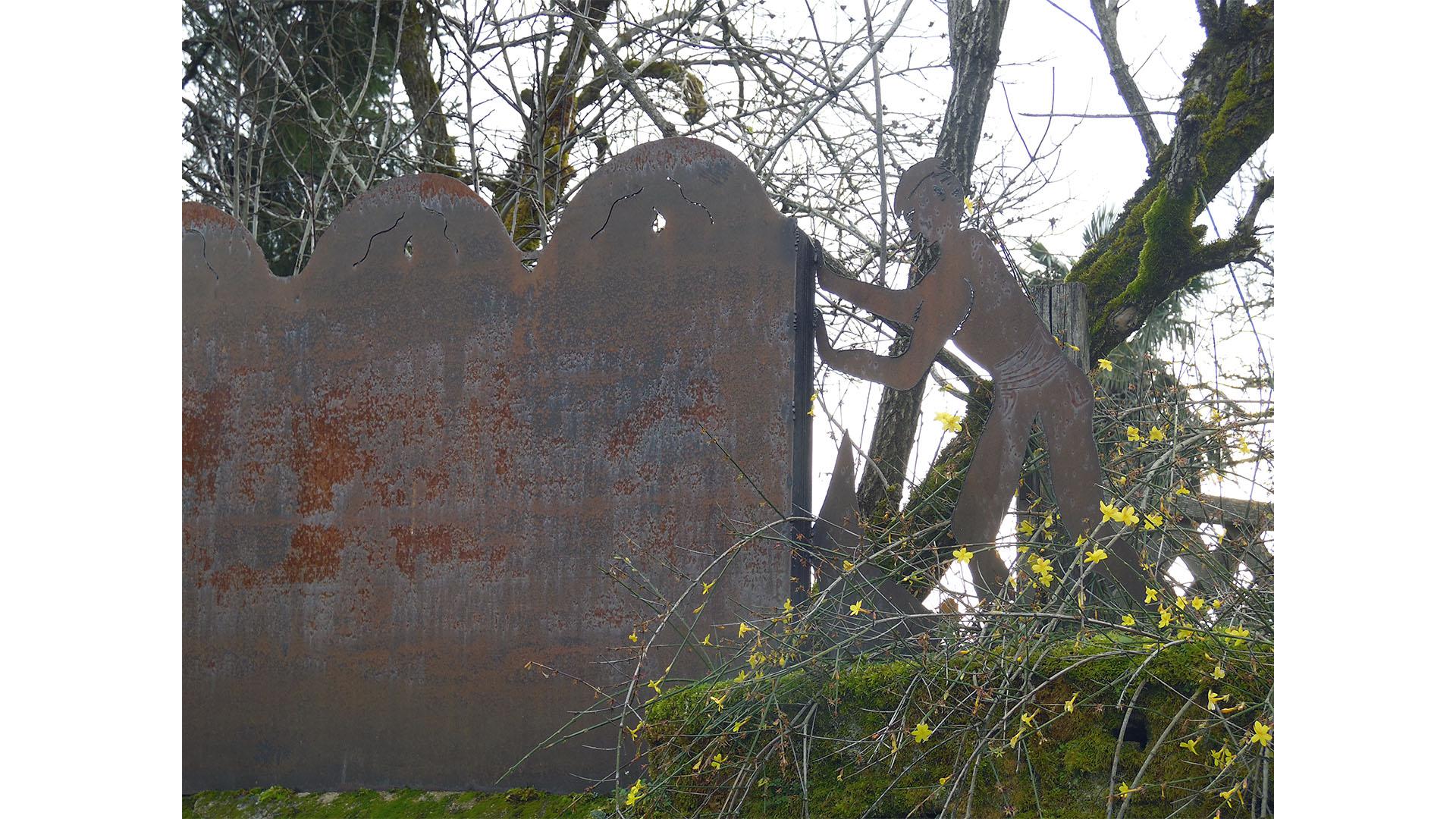 Détail de brise vue